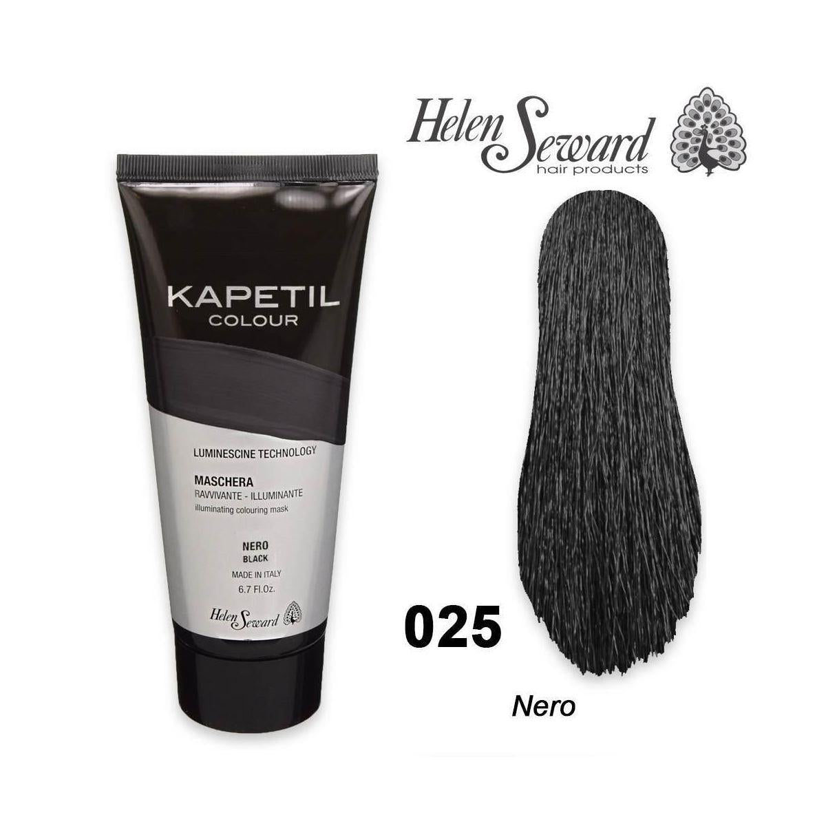 Kapetil Colour Maschera Colore Ravvivante Nero Helen Seward 200 ml