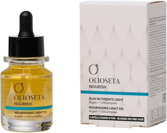 olioseta nourish olio nutriente per capelli fini e biondi 30ml